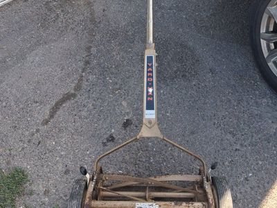 Vintage Yard-Man Silent Reel Mower - Classic Push Lawn Mower for Eco-Friendly Lawn Care