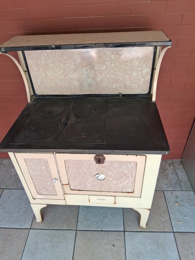 Antique wood cooking stove
