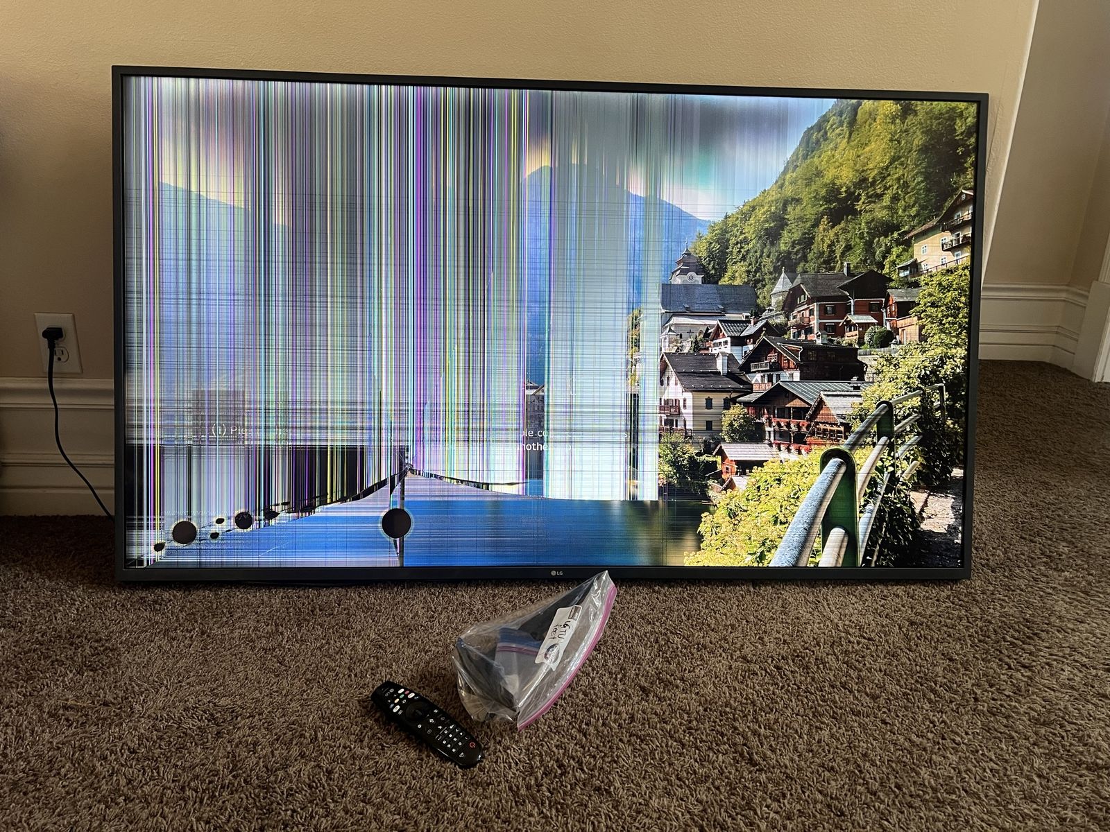 Free broken LG 65” TV