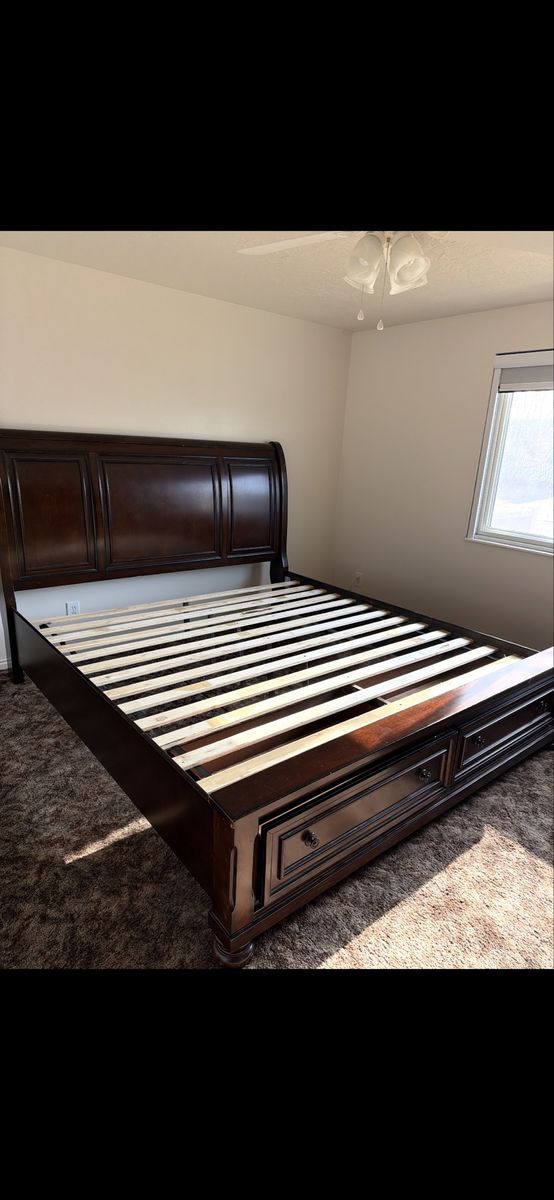 King bed frame