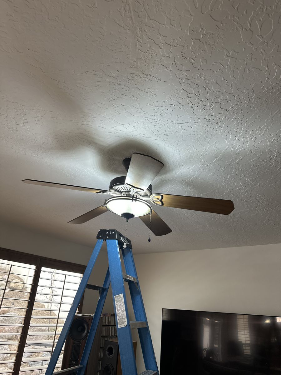 Ceiling fan, with LED lights - 2 available