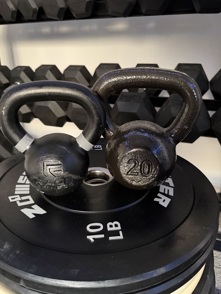 13 & 20 lb kettlebell