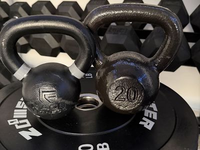 13 & 20 lb kettlebell