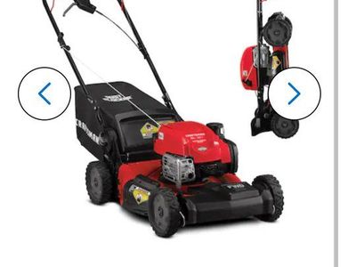 Craftsman M105 140cc 21-inch 3-in-1 Gas Powered Push Lawn Mower with Bagger