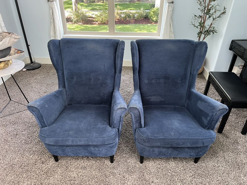 IKEA Strandmon Wingback Armchairs