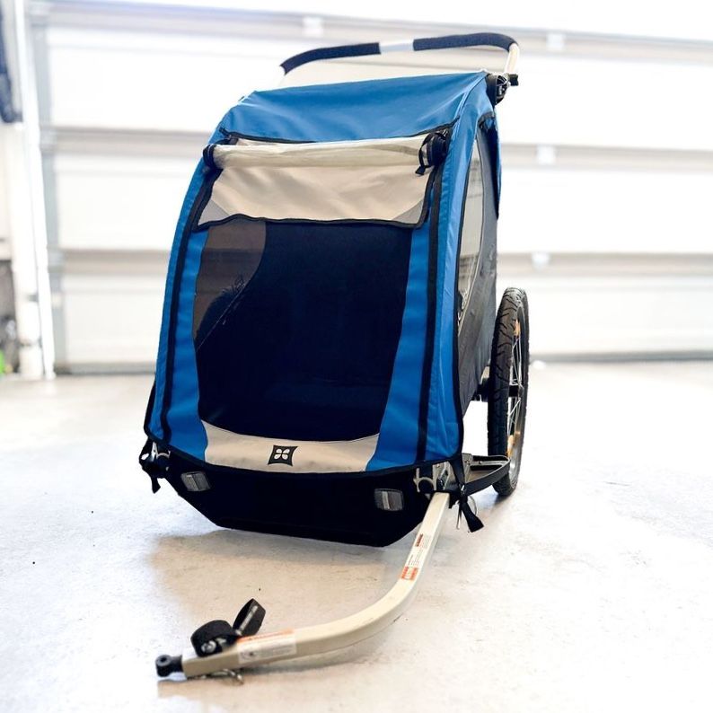 MINT Burley Encore Kids Bike Trailer Stroller Combo Top Model