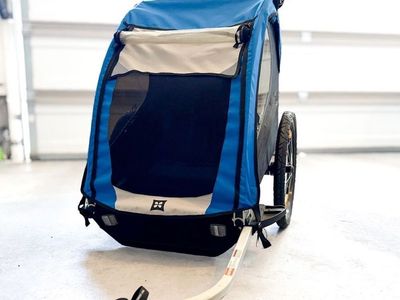 MINT Burley Encore Kids Bike Trailer Stroller Combo Top Model