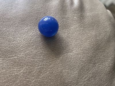 Blue Cobalt Glass Antique Marble