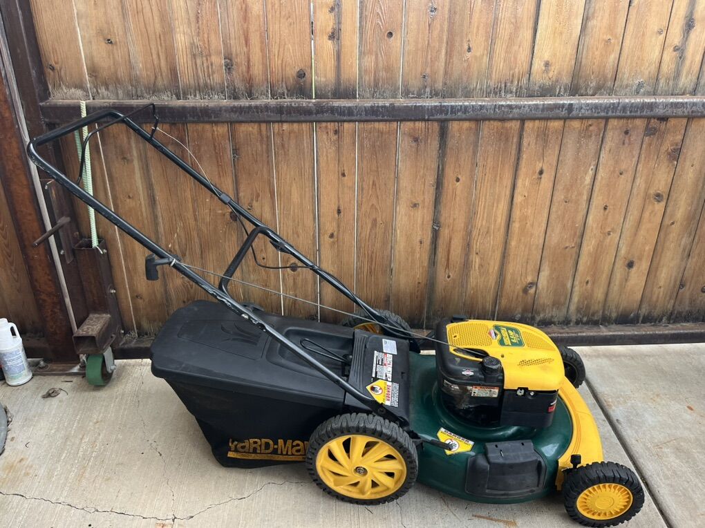 Yard Man Push Lawnmower Great Mower