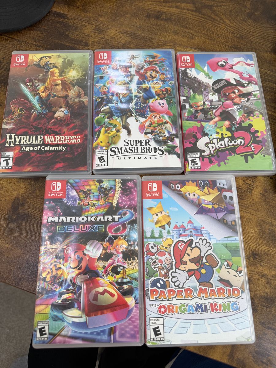 Nintendo Switch Games – Mario Kart, Smash Bros, Paper Mario & More