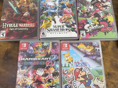 Nintendo Switch Games – Mario Kart, Smash Bros, Paper Mario & More