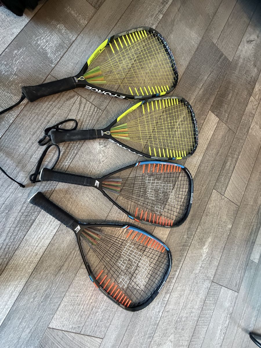 Racquetball racquet and bag