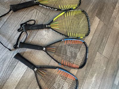 Racquetball racquet and bag