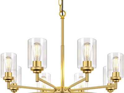 33.5'' 8-Light Chandelier for Dining Room