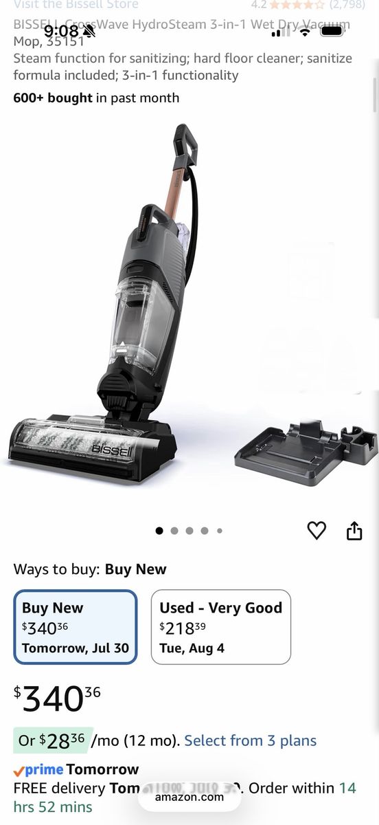 Bissel CrossWave HydroSteam