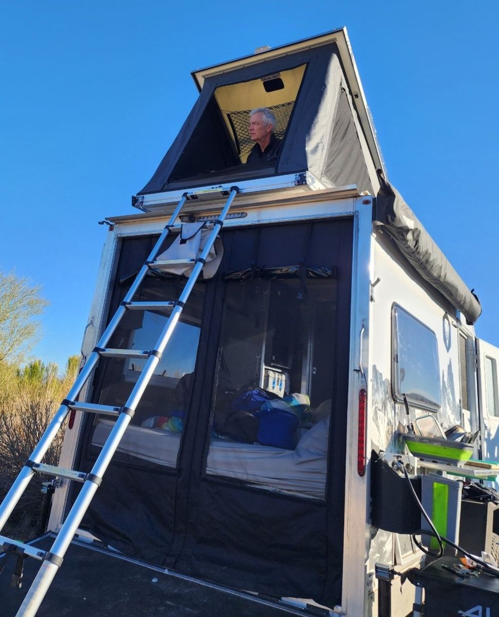 Terrapod RTTX Rooftop Tent w/ Double Exped Mattress 6.75" Profile