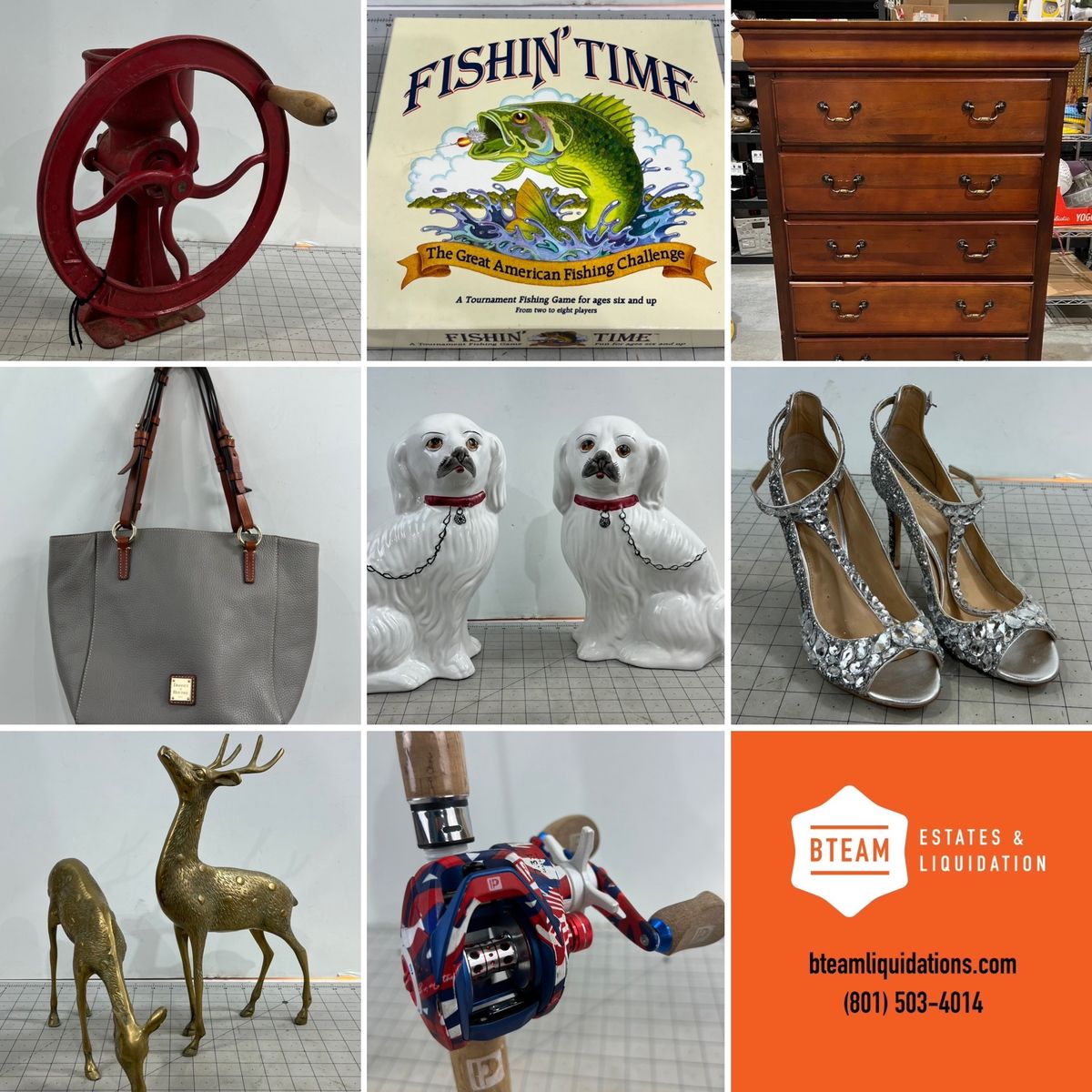 Online Estate Auction BTeam Centerville Warehouse Thursday June 18