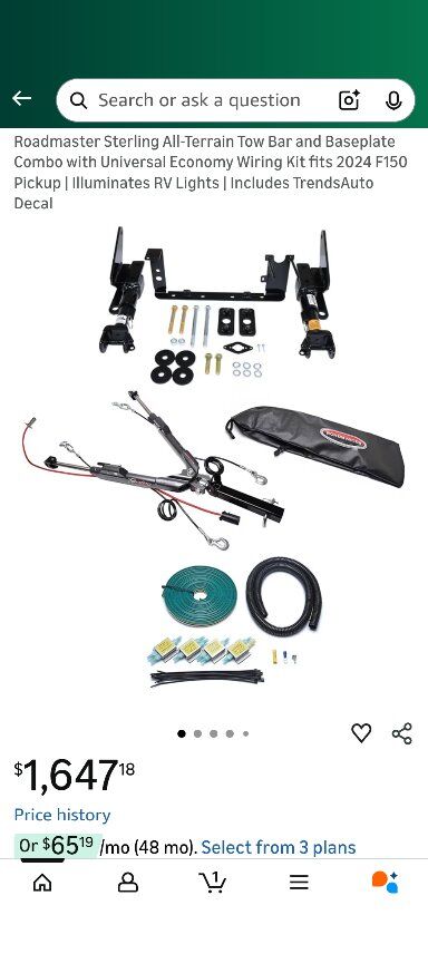 roadmaster sterling aluminum tow bars