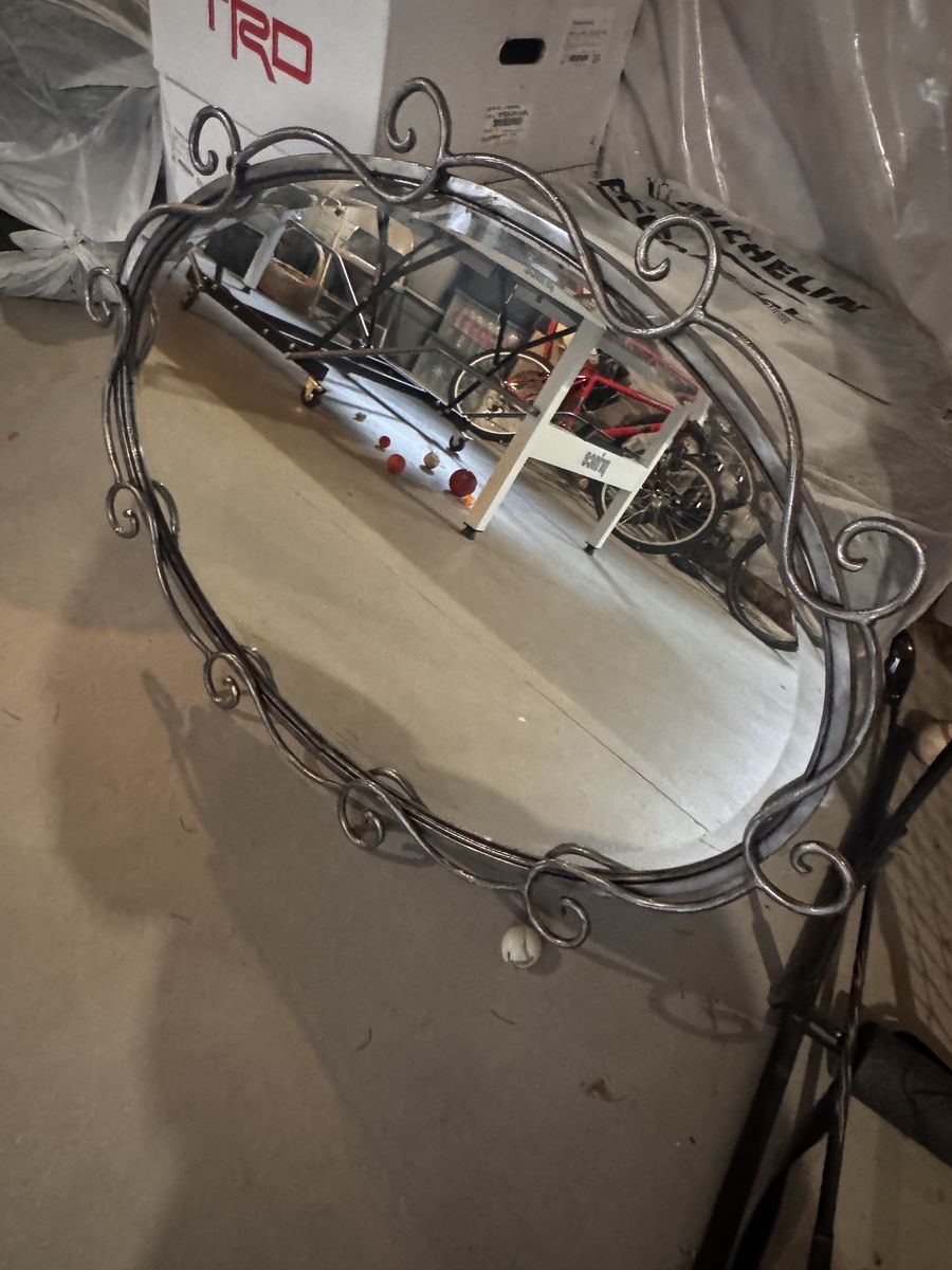 Z Gallerie Oval Mirror