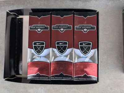 Brand new Nike Precision Tour Accuracy TW Golf Balls (3-Pack, New in Box) set of 3 boxes