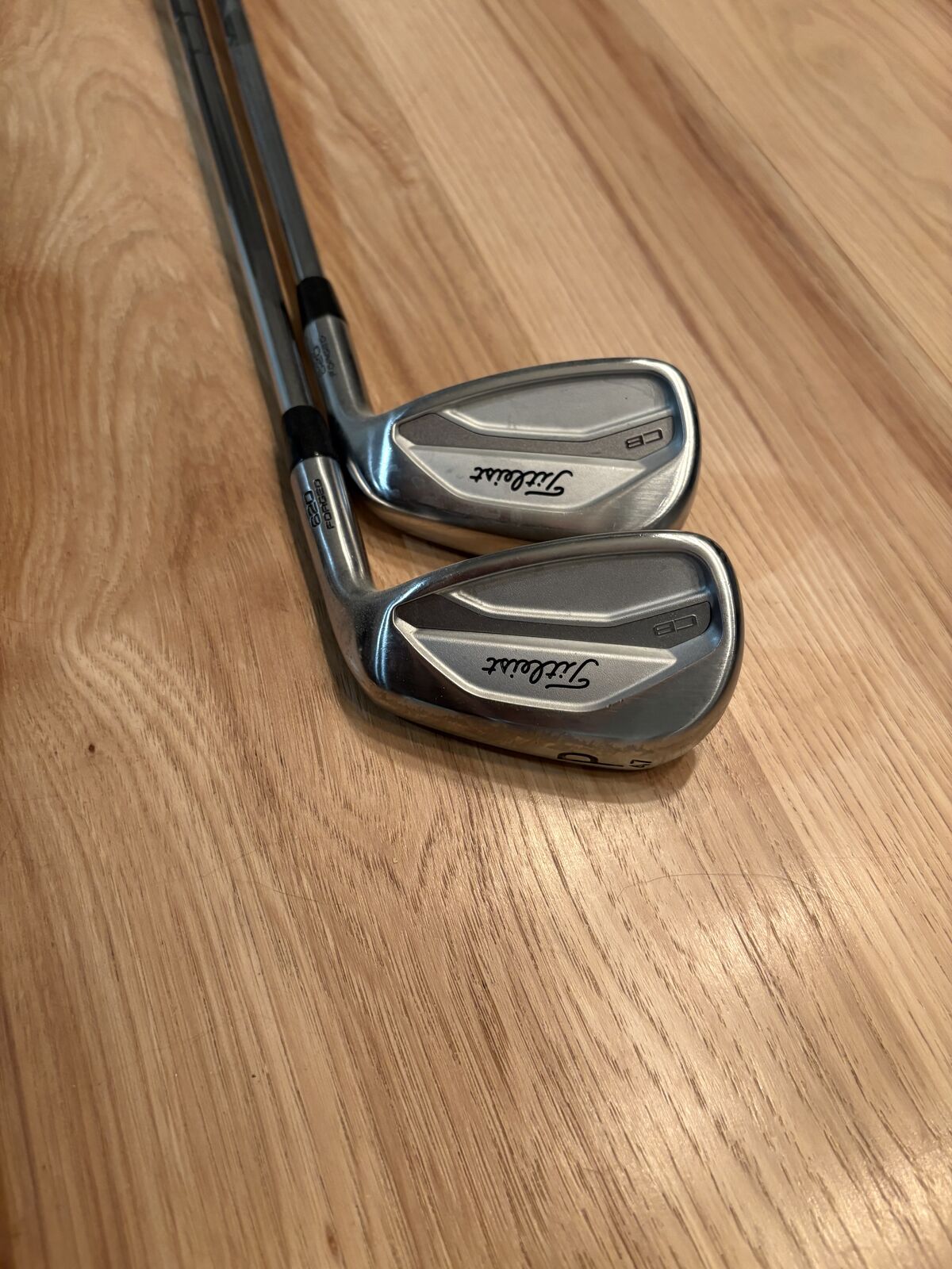Titleist CB 9 + PW irons
