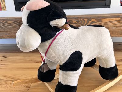 Rocking Plush Cow