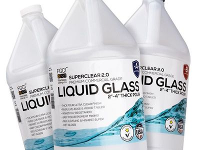 Superclear Liquid Glass Deep Pour Epoxy. (3 gallon Kit)
