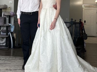 New Azazie Wedding Dress Size 2-4