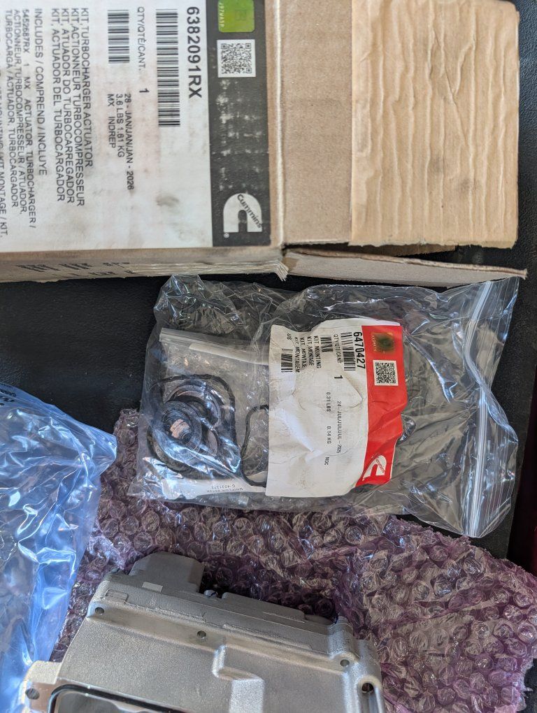 Cummins Holset Turbocharger Actuator Kit 6382091RX