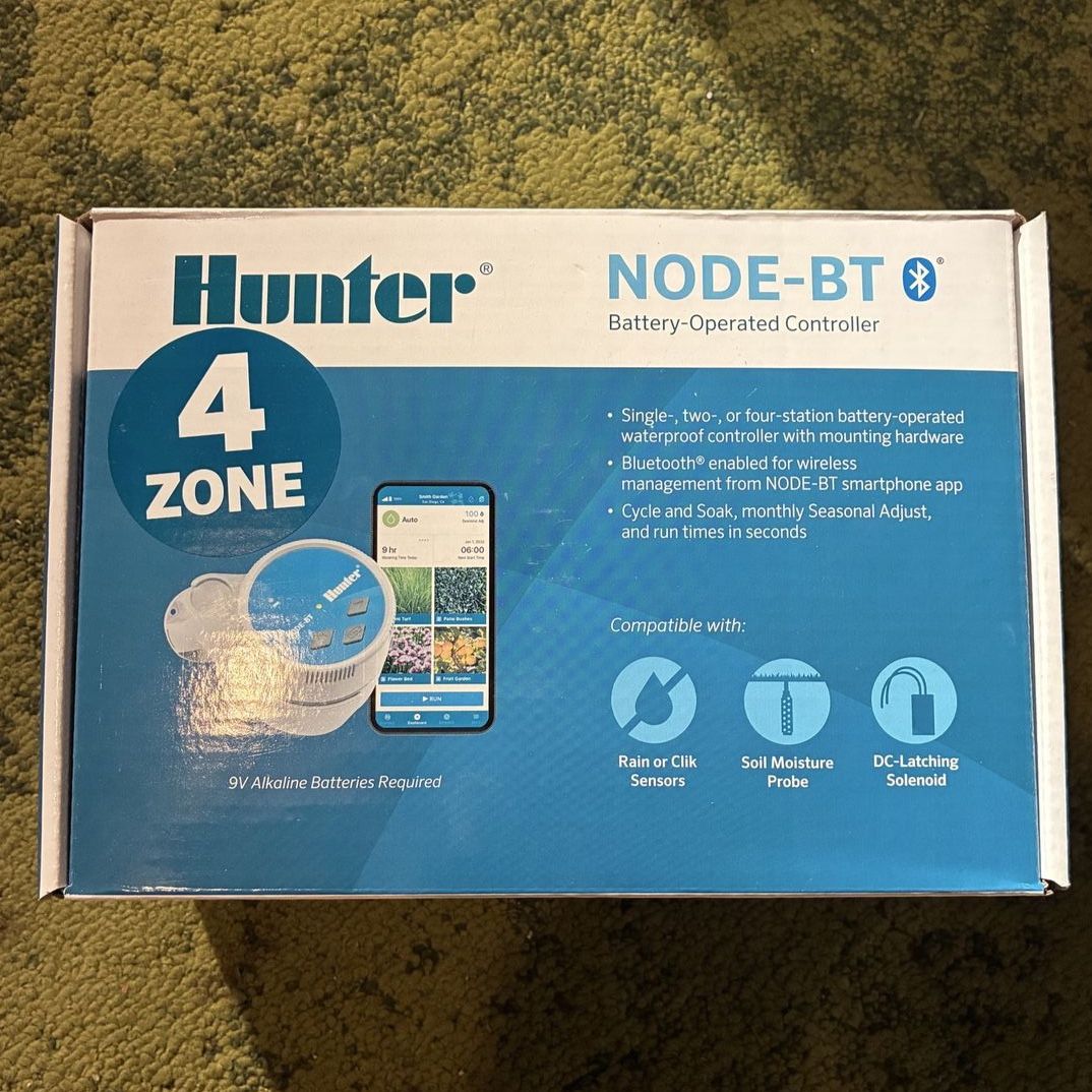 Hunter Node-BT 4 Zone Sprinkler Controller