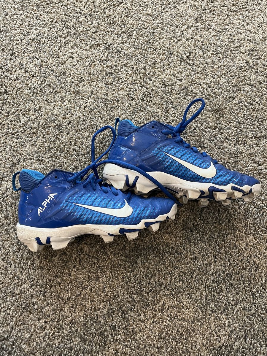 Nike Alpha Youth Cleats Royal Blue Size 4.5Y