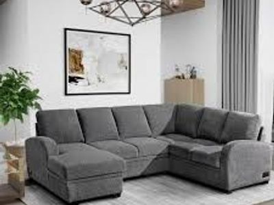 Coddle Aria Sleeper Sectional with Reversible Chaise and Storage Gray 1752769 #106794