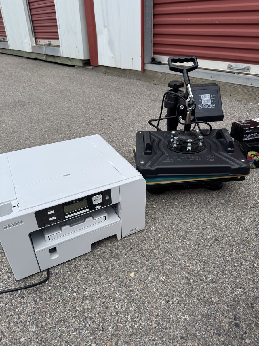 FULL SUBLIMATION PRINTER SETUP SAWGRASS SG500