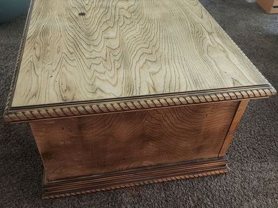 wood coffee table