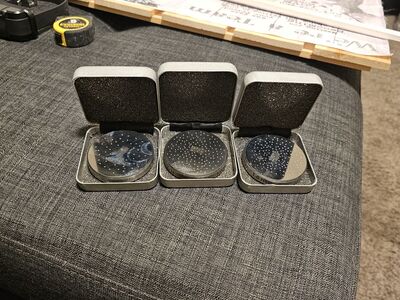 Set of 3 Wilson Rockwell Hardness Standard Test Blocks