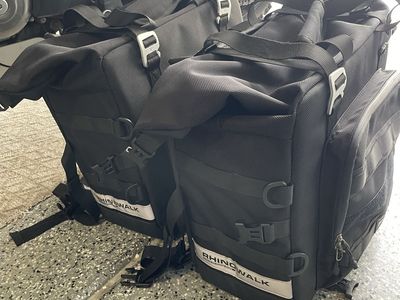Rhino Walk Motorcycle Saddle Bags.