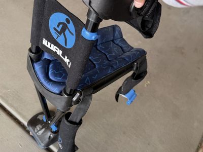 iWALK3.0 Hands-Free Crutch Mobility Aid - Black and Blue
