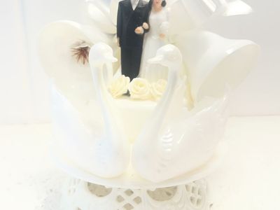 1950s Vintage Wedding Cake Topper
