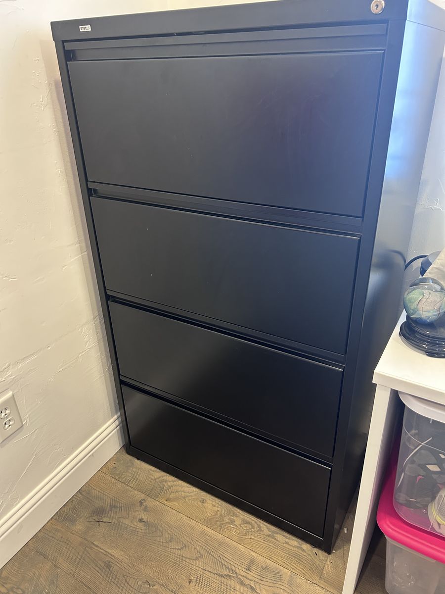 Staples File Cabinet