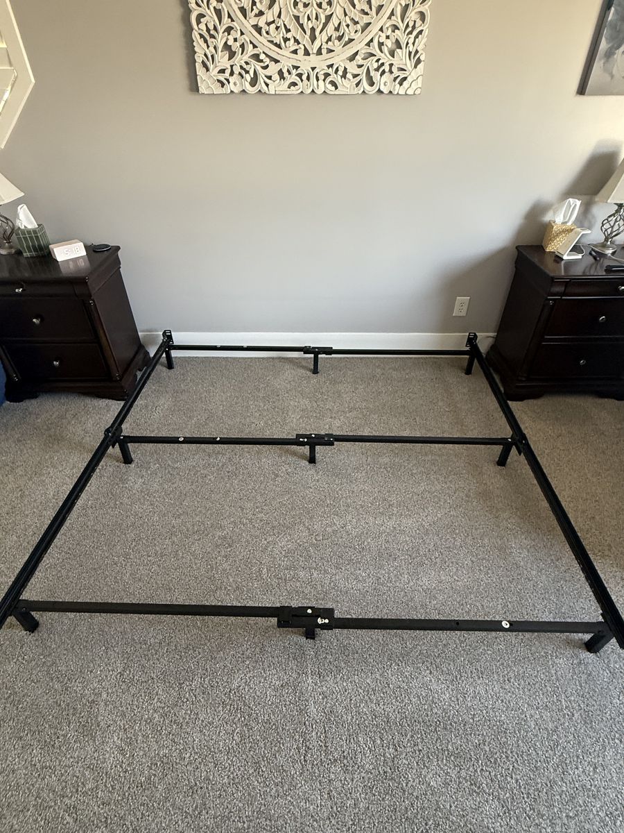 Metal Bed Frame Base- King, Queen, Full
