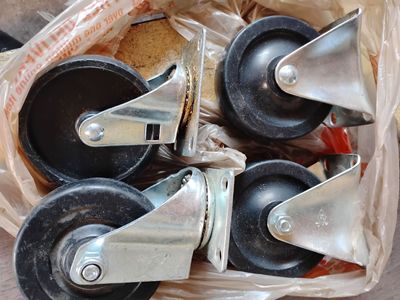 Brand new 3 inch castor wheels only $15 for a set of 4