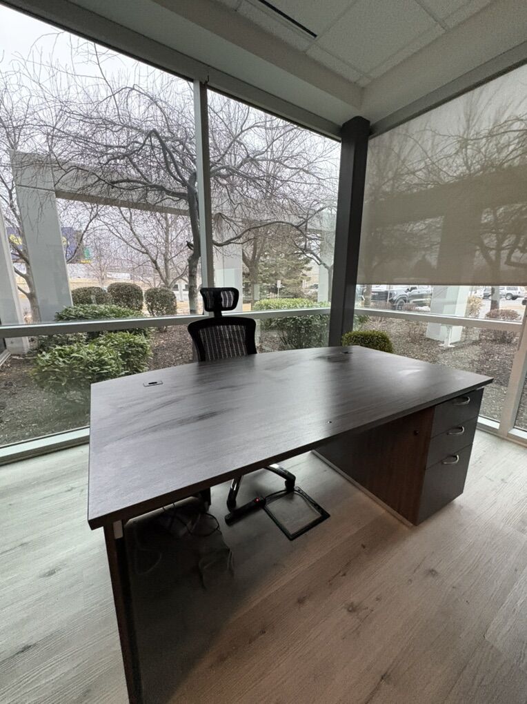 Executive Desk & Credenza