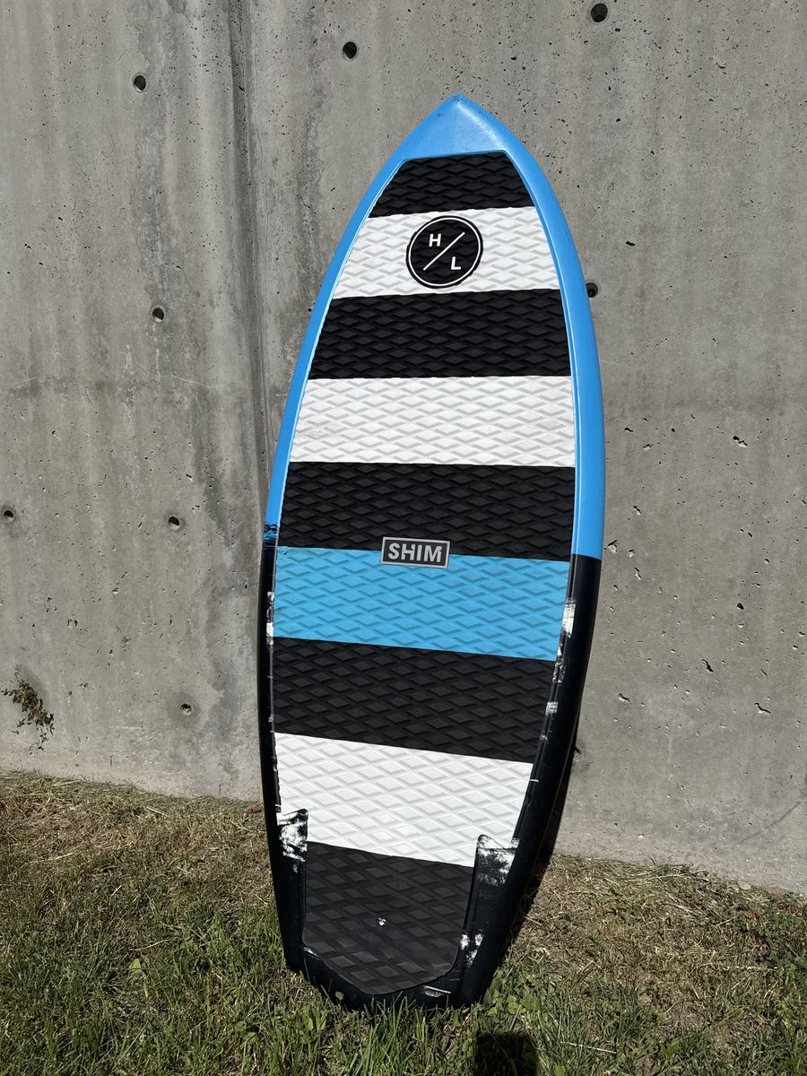 Hyperlite Shim Wake Surfboard 4'7" - Blue/Black/White, Excellent Condition, Wakesurfing Fun!