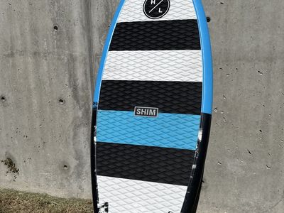 Hyperlite Shim Wake Surfboard 4'7" - Blue/Black/White, Excellent Condition, Wakesurfing Fun!