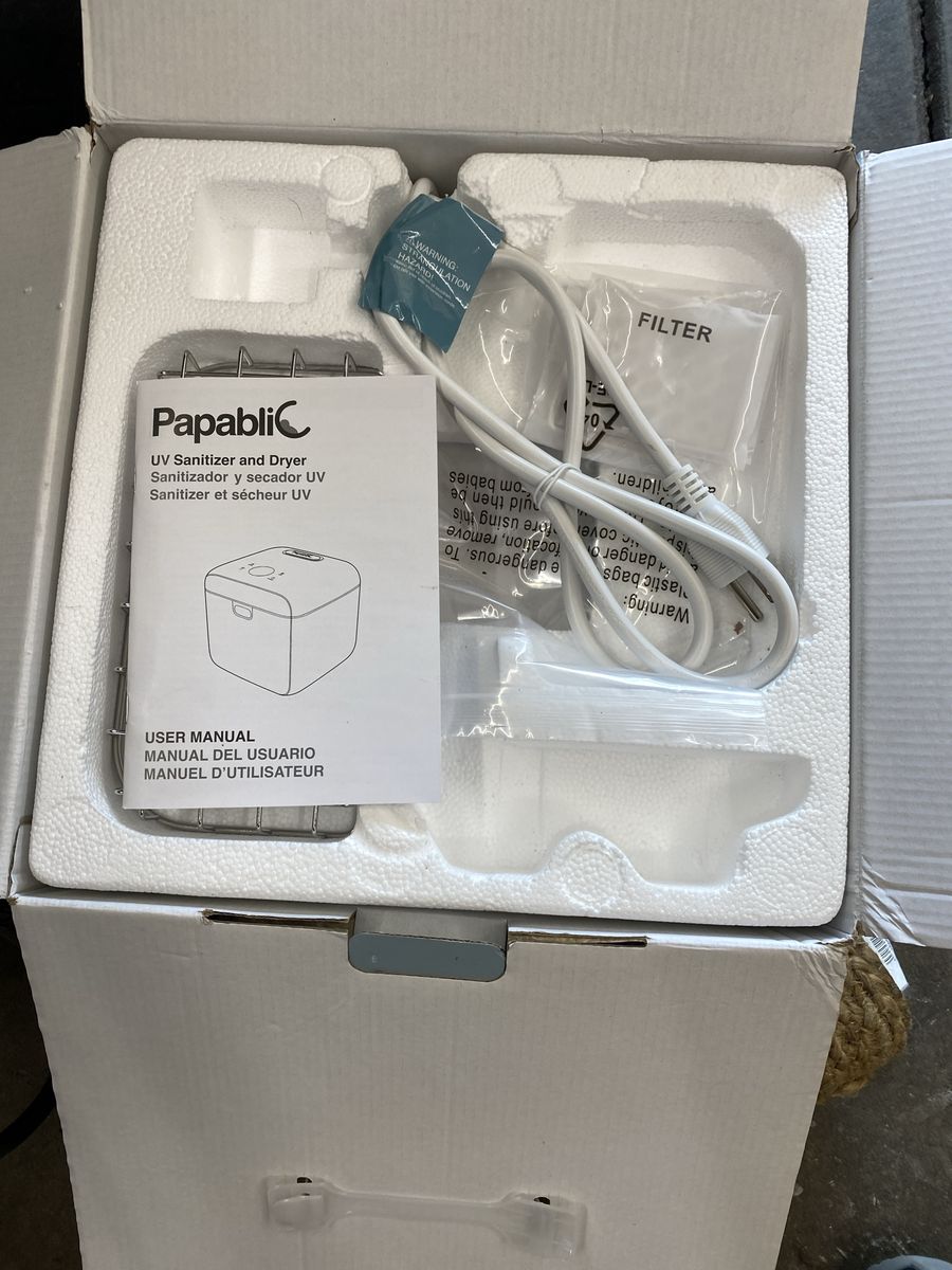 New Papablic UV Sanitizer and Dryer for Baby Bottles & Accessories