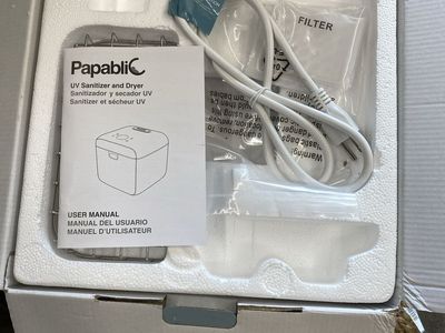 New Papablic UV Sanitizer and Dryer for Baby Bottles & Accessories