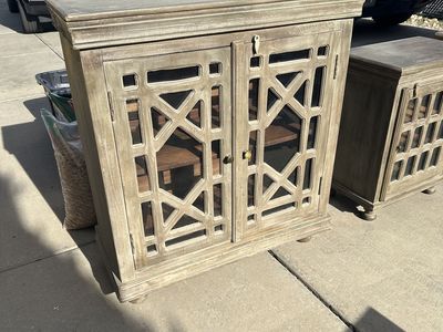 Sideboard and 2 End Tables - Solid Wood