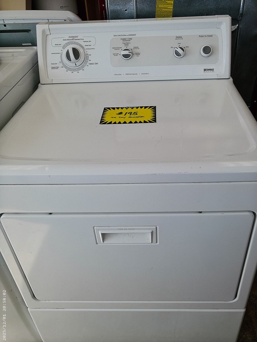 Heavy Duty  Electric Dryer~90 Day Guarantee
