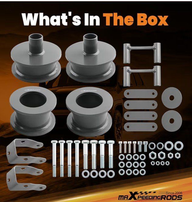 75o.b.o Jeep 3" coil spacer lift for Wrangler