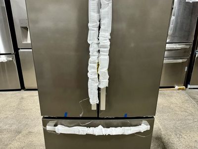GE FRENCH DOOR REFRIGERATOR FINGERPRINT RESISTANT SLATE